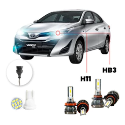 Ultra Led Nano Toyota Yaris 2018-2022 H11 Hb3 22000lm