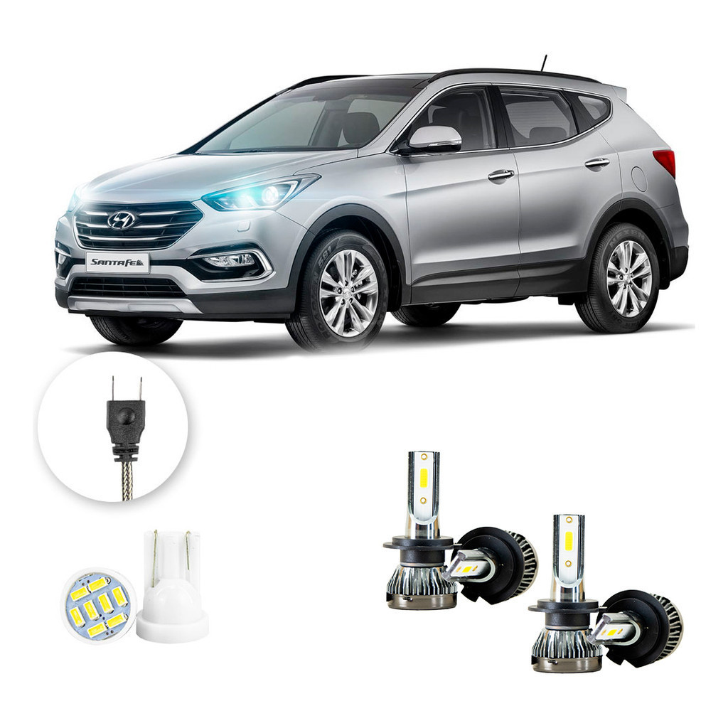 Ultra Led Nano 22000lm Hyundai Santa Fé 2014-2016 H7 H7 Forte