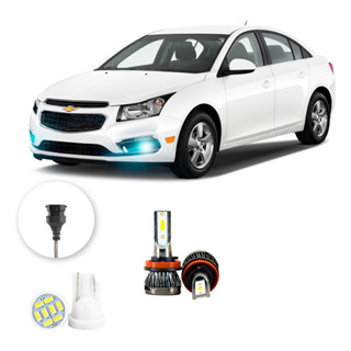 Ultra Led Nano 22000lm Chevrolet Cruze 2011-2016 Farol Milha em Oferta na Shopee
