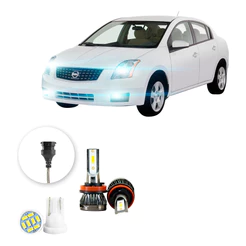 Ultra Led Nano 22000lm Nissan Sentra 2007-2011 Farol Milha
