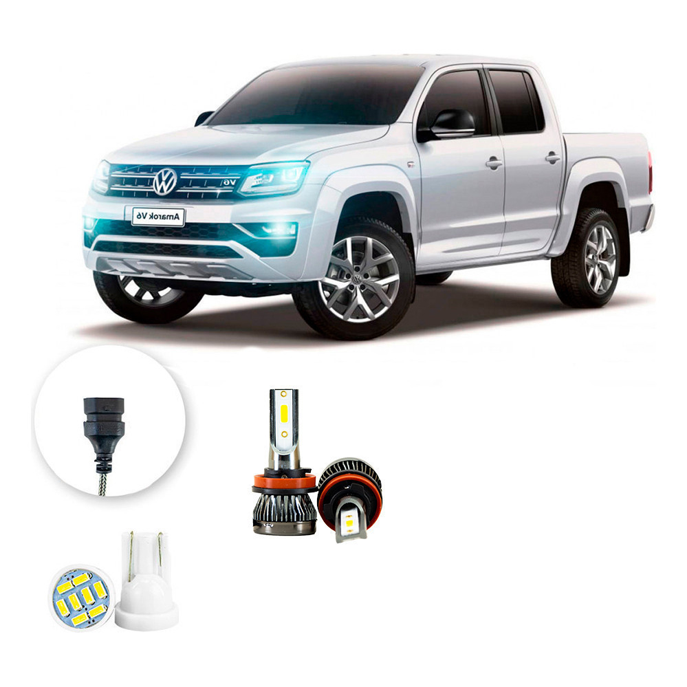 Ultra Led Nano 22000lm Volkswagen Amarok 2010-2022 Milha