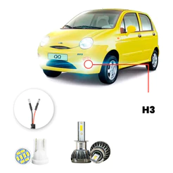 Ultra Led Nano 22000lm Chery Qq 2011-2014 Farol De Milha