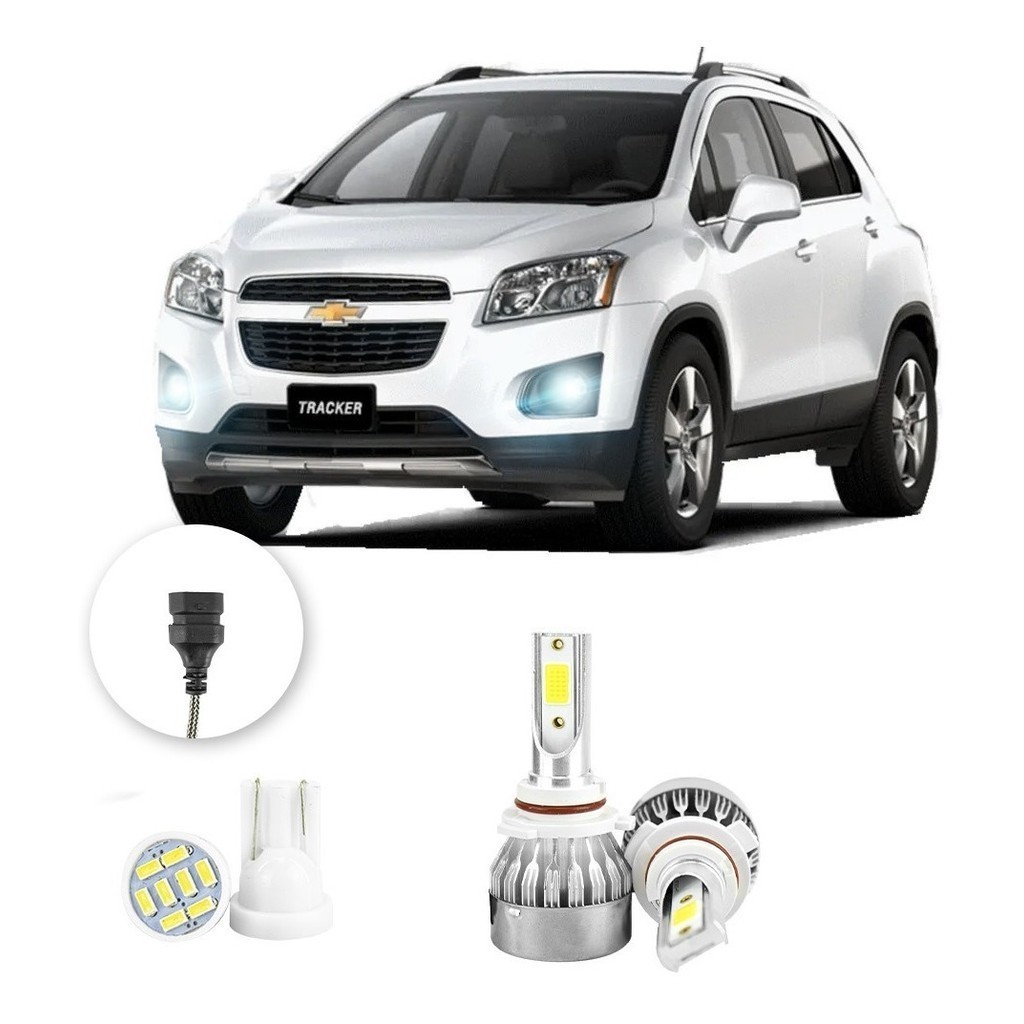 Farol de Neblina Milha Led Chevrolet Tracker 13 A 2016 20000lm em Oferta na Shopee