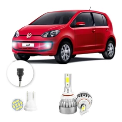Farol de Neblina Milha Led Volkswagen Up 2014 A 2017 20000lm