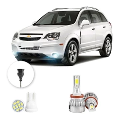 Farol de Neblina Milha Led Chevrolet Captiva 2008 2013 20000lm