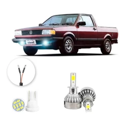 Farol de Neblina Milha Led Volkswagen Saveiro G1 87/90 20000lm