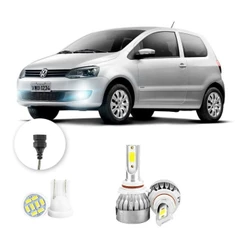 Farol de Neblina Milha Led Volkswagen Fox 2010 A 2014 20000lm