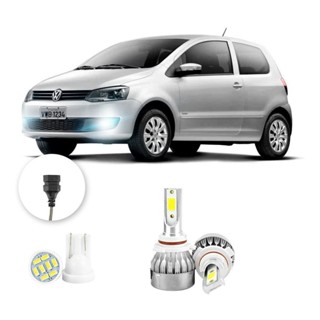 Farol de Neblina Milha Led Volkswagen Fox 2010 A 2014 20000lm em Oferta na Shopee