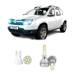 Lampada Led Farol Alto Renault Duster 2011 A 2014 20000lm
