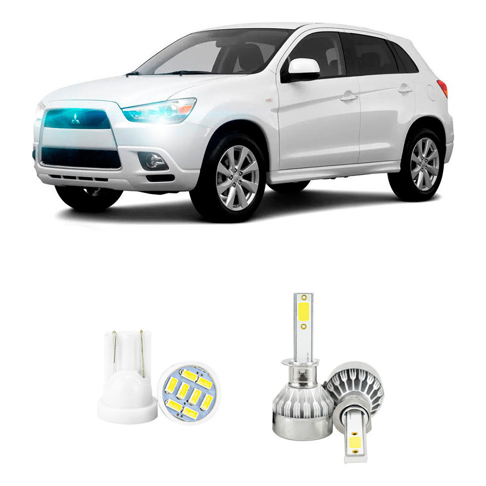 Lampada Led Farol Baixo Mitsubishi Outlander 2010-13 20000lm em Oferta na Shopee