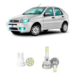 Lampada Led Farol Alto Fiat Palio G3 2004 A 2014 20000lm