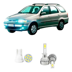 Lampada Led Farol Alto Fiat Palio Weekend 2001-2004 20000lm