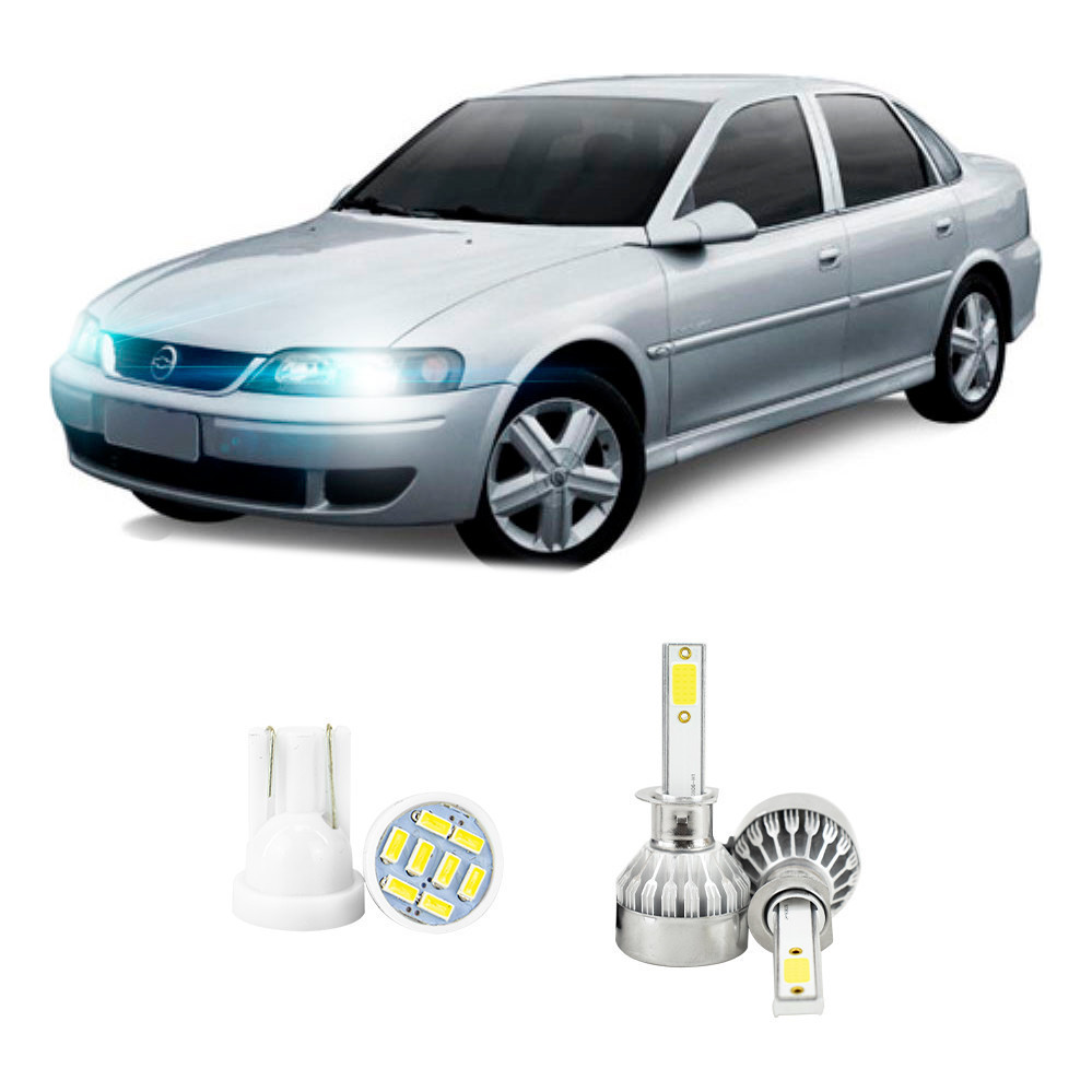 Lampada Led Farol Alto Chevrolet Vectra 1999 A 2005 20000lm