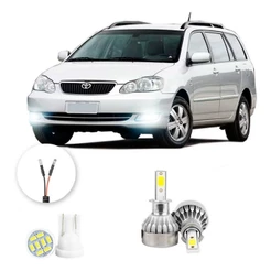Lampada Farol Milha Led Toyota Fielder 2004 A 2008 20000lm