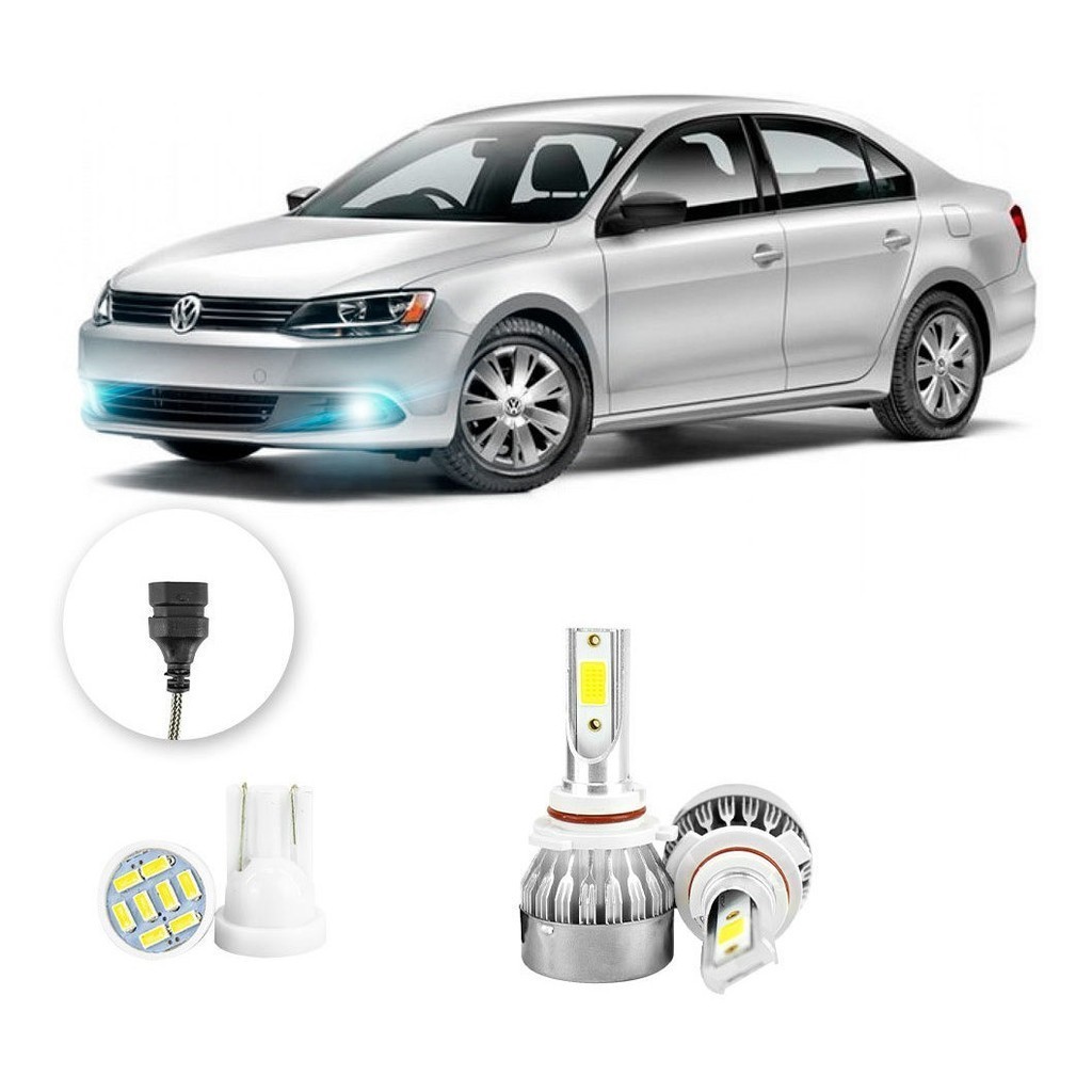 Lampada Farol Milha Led Volkswagen Jetta 2013 A 2020 20000lm em Oferta na Shopee