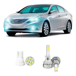 Lampada Led Farol Alto Hyundai Sonata 2010 A 2013 20000lm