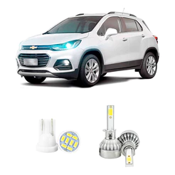 Lampada Led Farol Baixo Chevrolet Tracker LT 2017-2022 20000lm