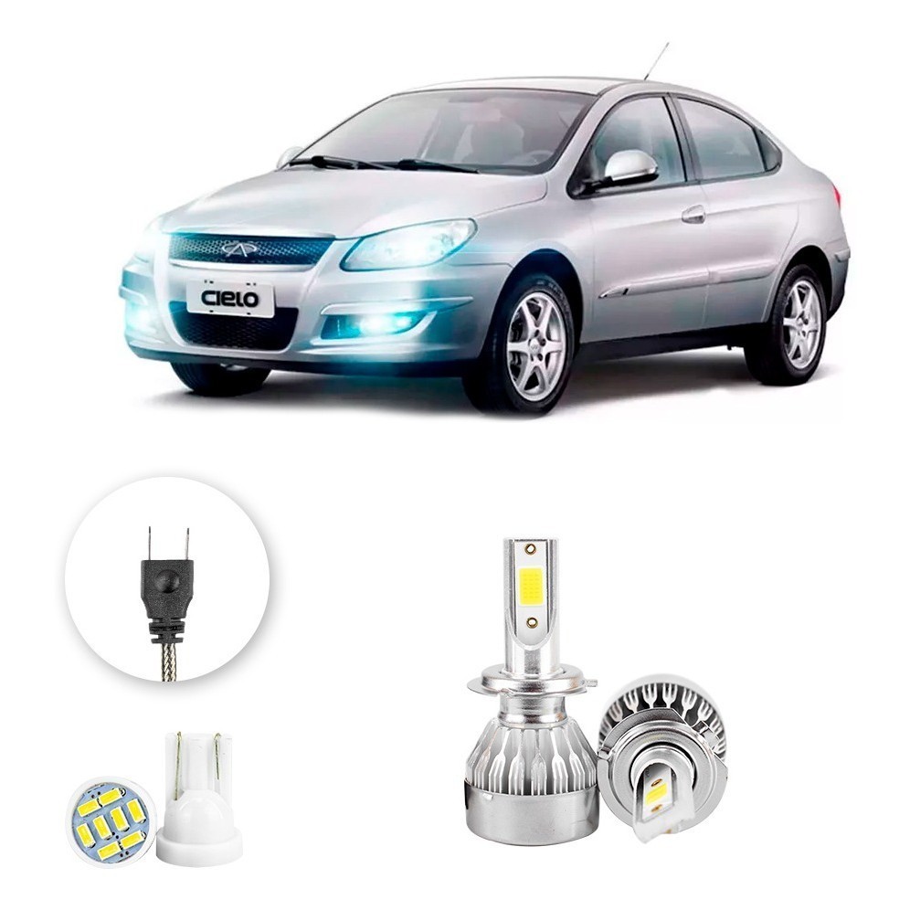 Lampada Farol Milha Chery Cielo 2011-2012 H7 20000lm