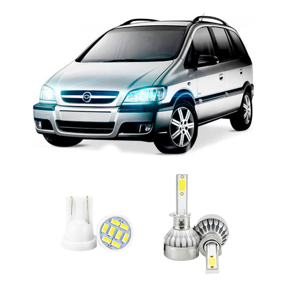 Lampada Led Farol Baixo Chevrolet Zafira 2005 A 2012 20000lm