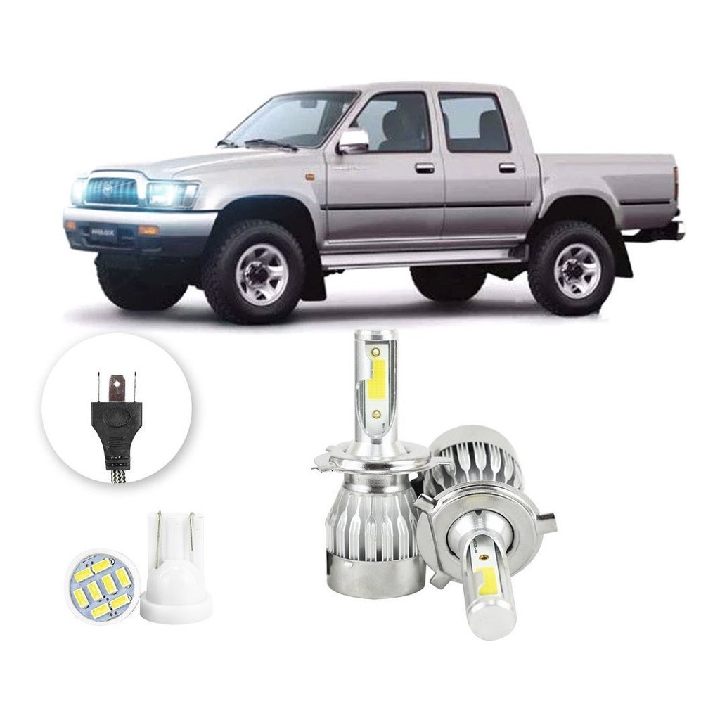 Kit Lampadas Led Toyota Hilux 2002 A 2005 H4 20000lm em Oferta na Shopee