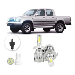 Kit Lampadas Led Toyota Hilux 2002 A 2005 H4 20000lm
