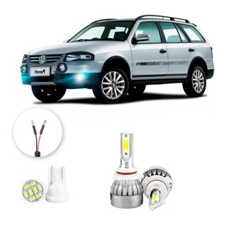 Lampada Farol Milha Led Volkswagen Parati 2006/2013 20000lm em Oferta na Shopee