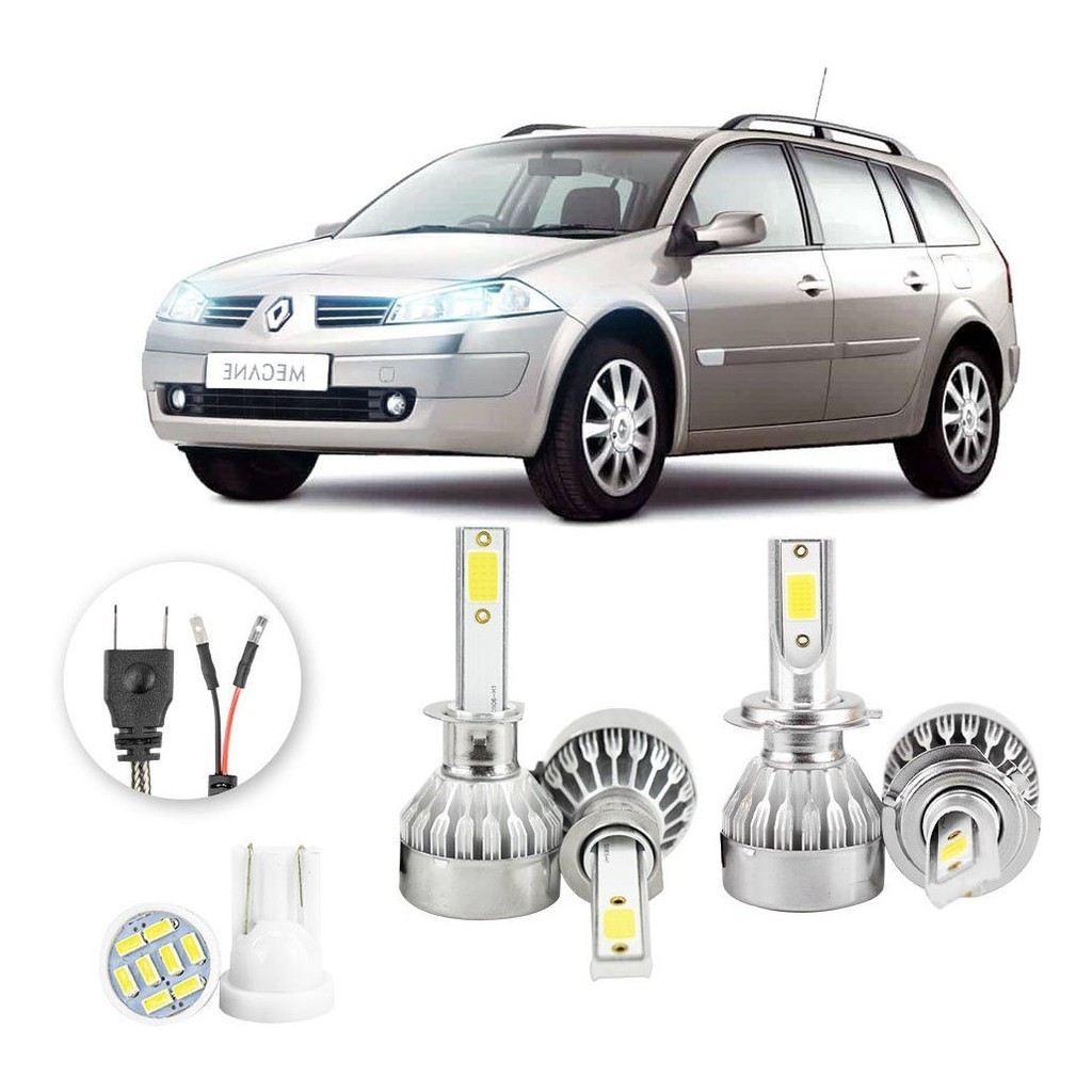 Kit Lampadas Led Renault Grand Tour Todos H1 H7 20000lm em Oferta na Shopee
