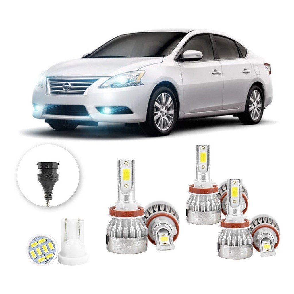 Lampadas Led Nissan Sentra 2014 A 2020 H9 H11 H11 20000lm em Oferta na Shopee