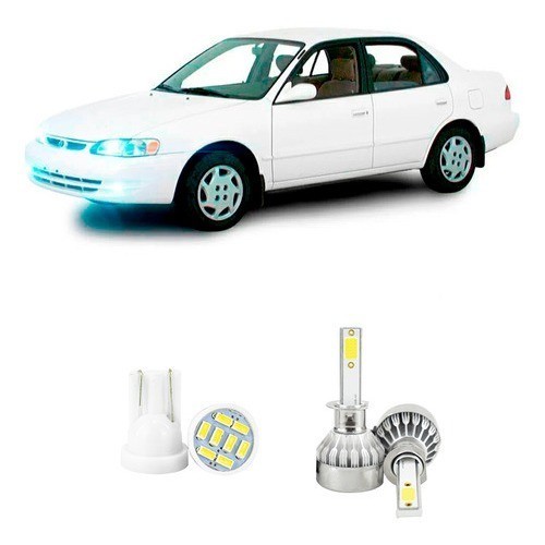 Lampada Led Farol Alto Toyota Corolla 1998-2002 20000lm em Oferta na Shopee