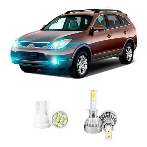 Lampada Led Farol Alto Hyundai Vera Cruz 2006-2022 20000lm