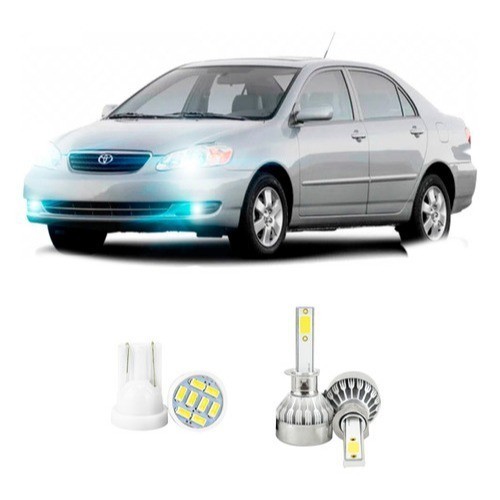 Lampada Led Farol Baixo Toyota Corolla 2003-2007 20000lm em Oferta na Shopee