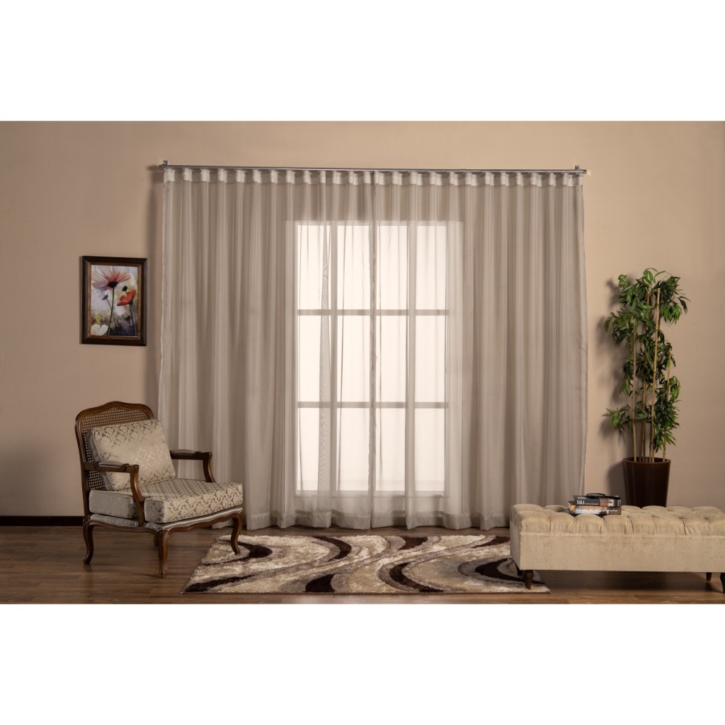 Cortina voil sem forro para Trilho Suíço em Oferta na Shopee