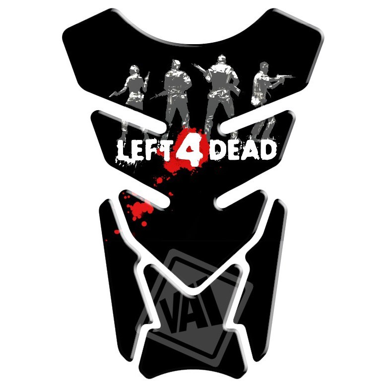 Adesivo Premium Moto Tankpad 3D Protetor Tanque Honda Yamaha Left 4 Dead