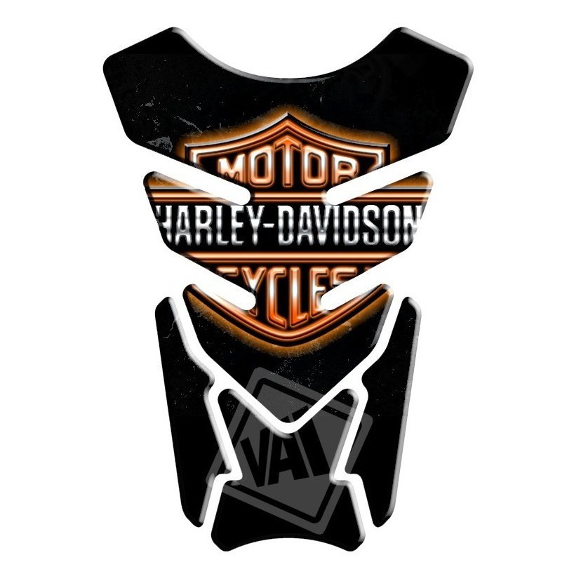 Adesivo Premium Moto Tankpad 3D Protetor Tanque Honda Yamaha Harley Davidson