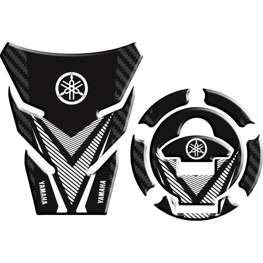 Adesivo Premium Moto Tankpad 3D Protetor Tanque Bocal Yamaha XTZ 250 Lander 2019 2020 2021 123