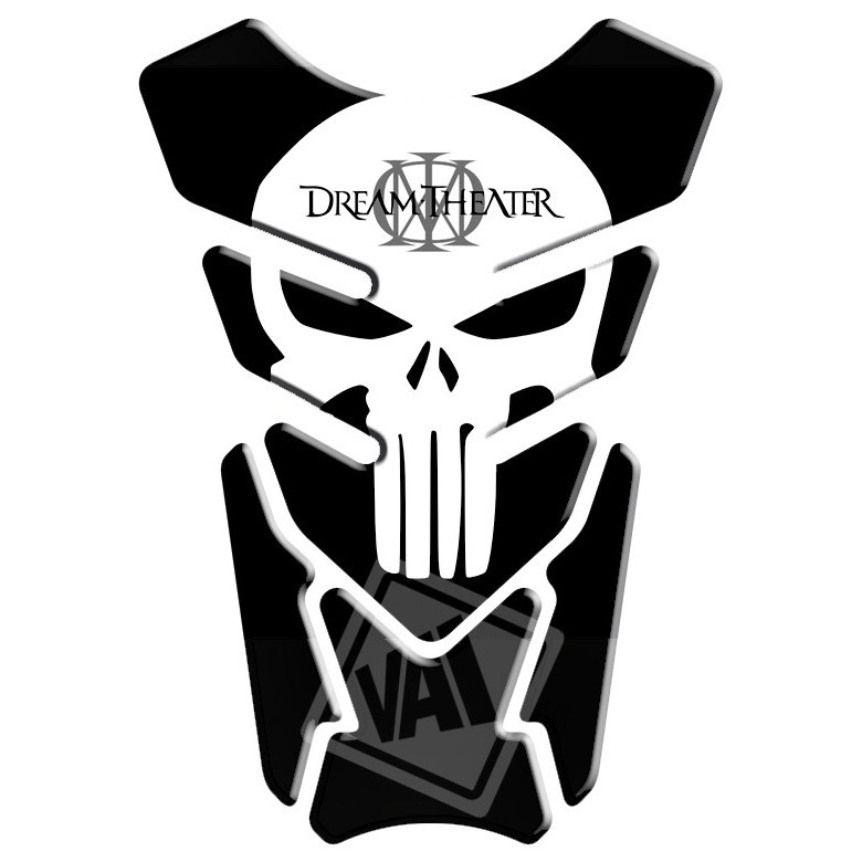 Adesivo Premium Moto Tankpad 3D Protetor Tanque Honda Yamaha Dream Theater 4