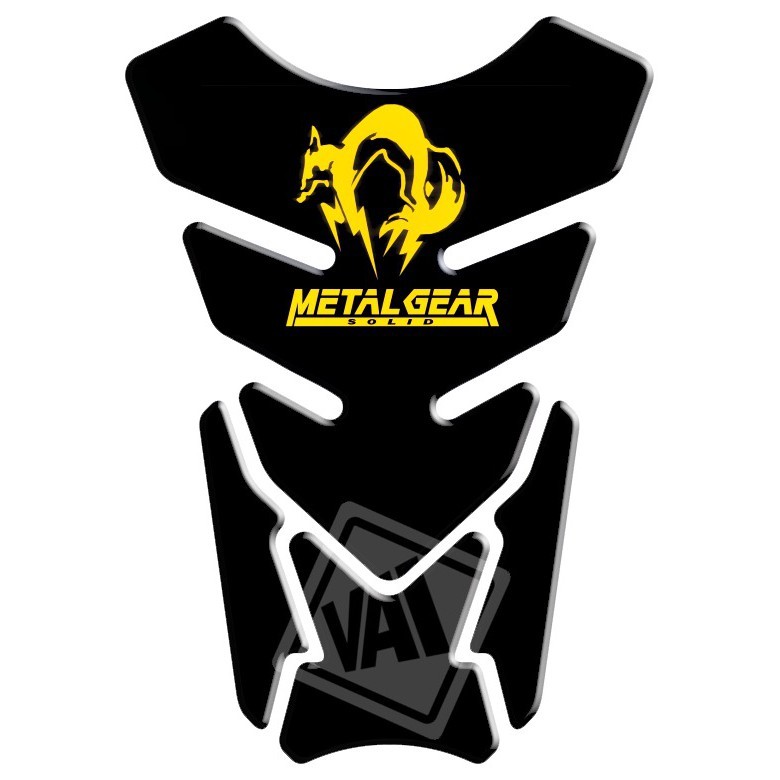 Adesivo Premium Moto Tankpad 3D Protetor Tanque Honda Yamaha Metal Gear Solid