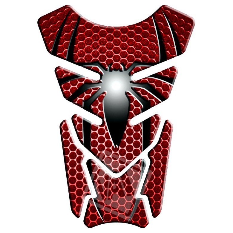 Adesivo Premium Moto Tankpad 3D Protetor Tanque Honda Yamaha Homem Aranha 4