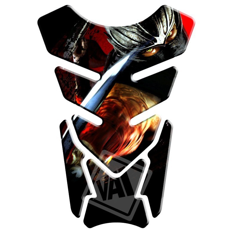 Adesivo Premium Moto Tankpad 3D Protetor Tanque Honda Yamaha Ninja Gaiden 4