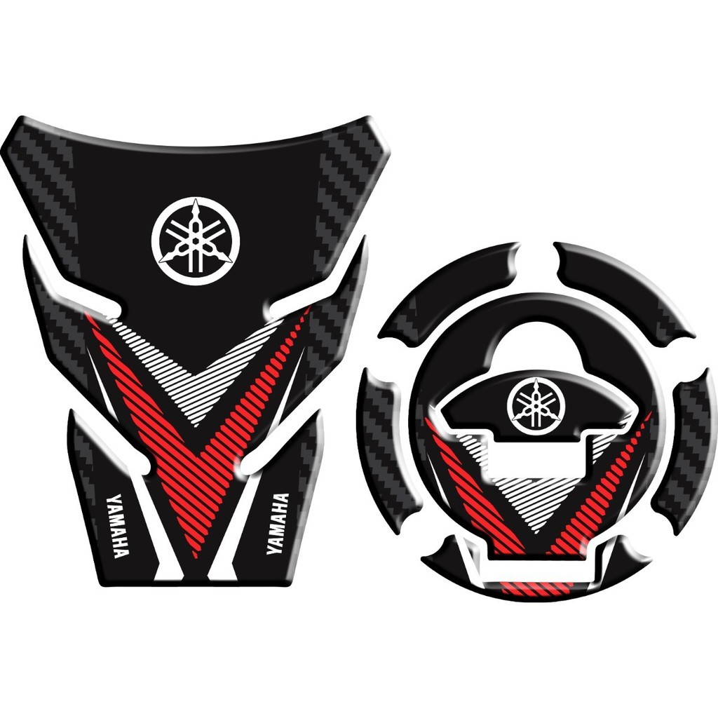 Adesivo Premium Moto Tankpad 3D Protetor Tanque Bocal Yamaha XTZ 250 Lander 2019 2020 2021 121