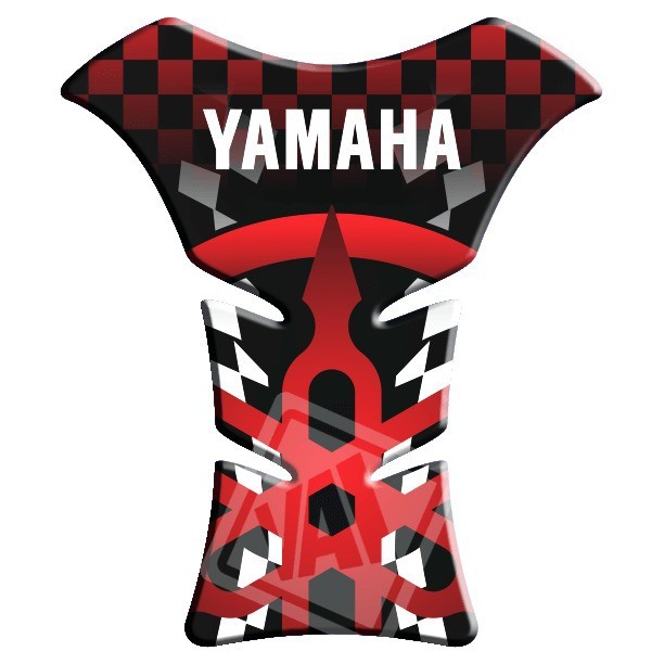 Adesivo Premium Moto Tankpad 3D Protetor Tanque Yamaha Factor Fazer 2