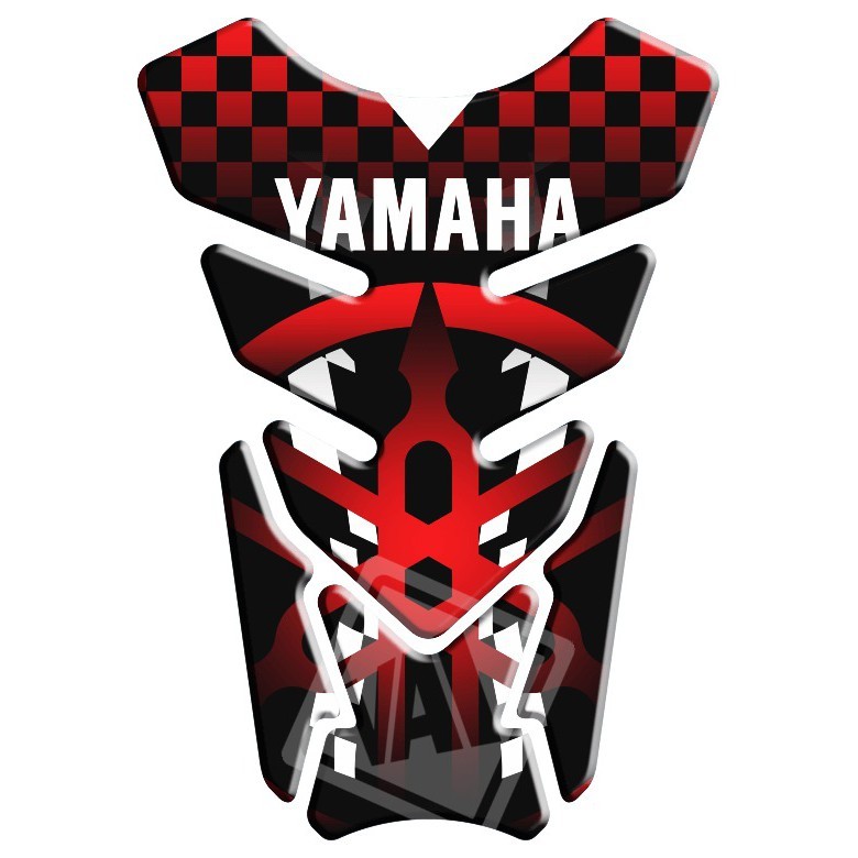 Adesivo Premium Moto Tankpad 3D Protetor Tanque Yamaha Factor Fazer 27