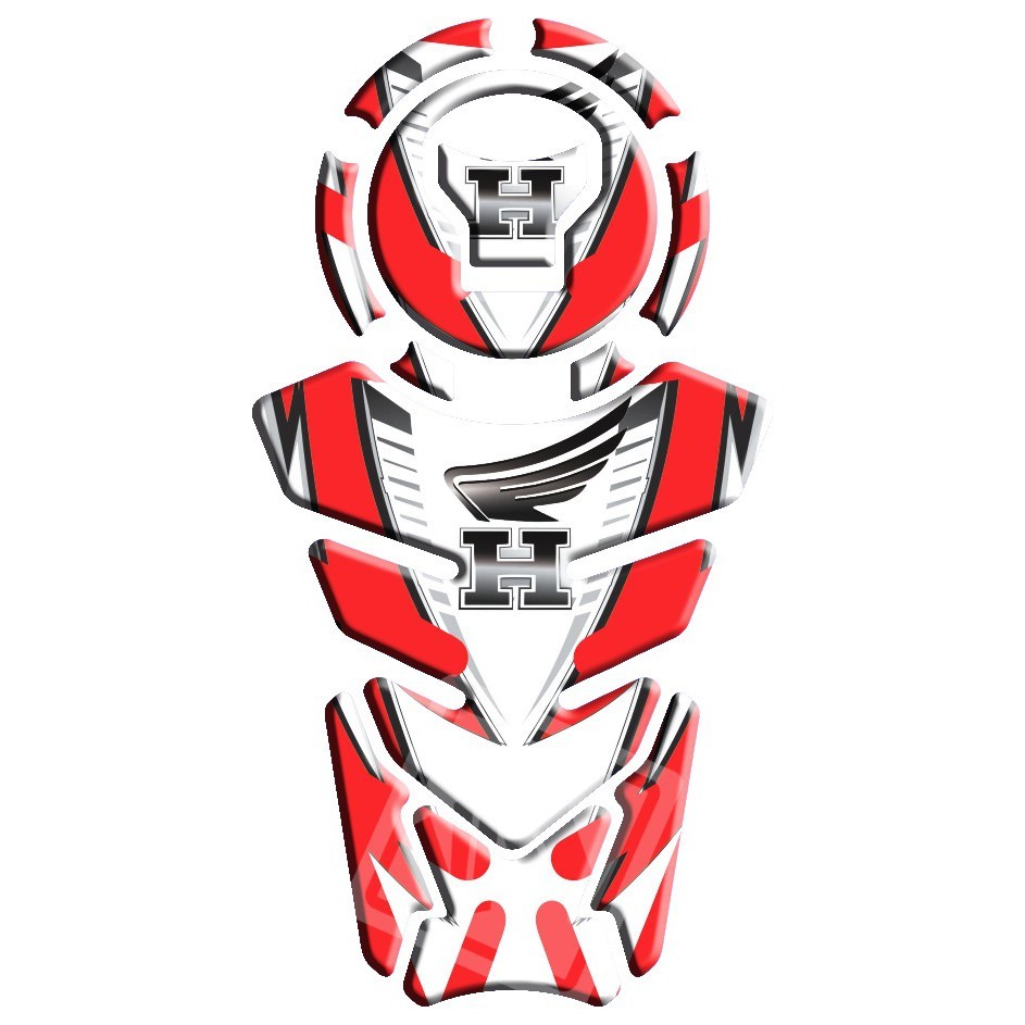 Adesivo Premium Moto Tankpad 3D Protetor Tanque Bocal Fan 125i 160 Titan CB 250 Twister Bros XRE 190 300 650f Honda 10