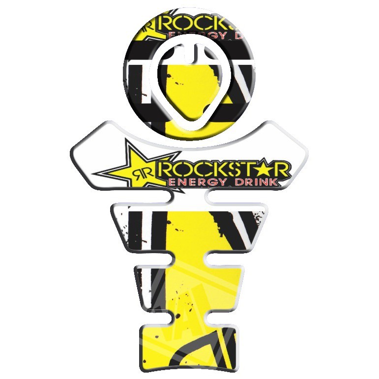 Adesivo Premium Moto Tankpad 3D Protetor Tanque Bocal Yamaha XTZ 250 Lander Rockstar 2