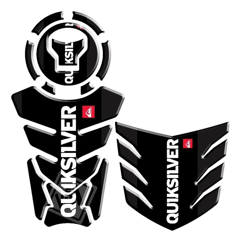 Adesivo Premium Moto Tankpad 3D Protetor Tanque Bocal Rabeta Fan Titan 125i 160 Quiksilver 3