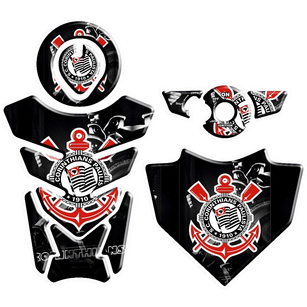 Adesivo Premium Moto Tankpad 3D Protetor Tanque Bocal Rabeta Mesa Ignição Cb 300 100