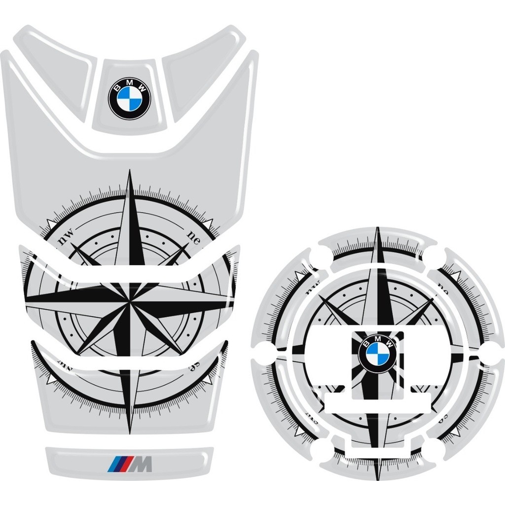 Adesivo Premium Moto Tankpad 3D Protetor Tanque Bocal Bmw Gs R F 750