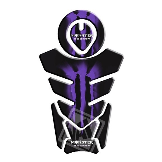 Adesivo Premium Moto Tankpad 3D Protetor Tanque Bocal Fan Titan 125 150 Cb 300 Mons Roxo