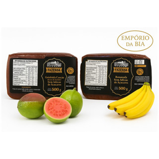 Kit Doce Diet Bananada e Goiabada Cascão Zero Açúcar em Oferta na Shopee