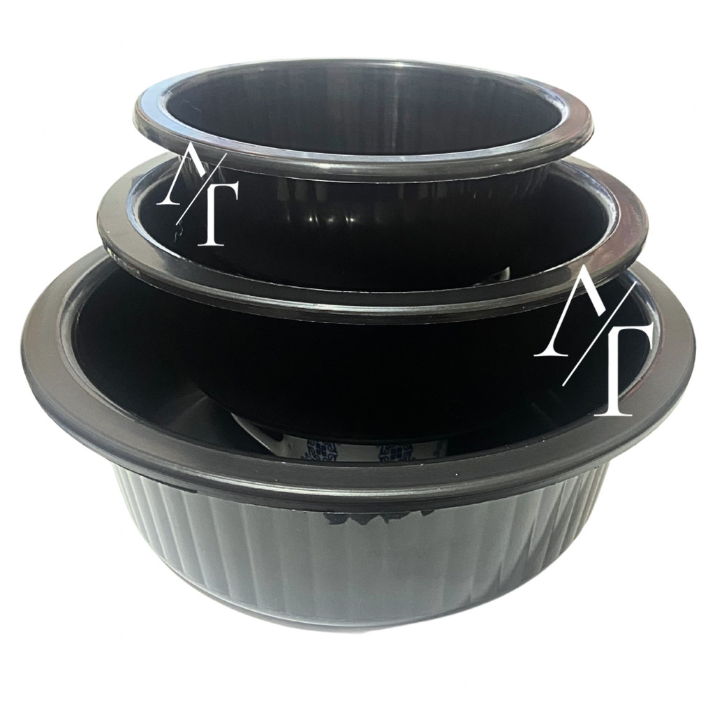 Jogo de Bacia P, M e G 1,2L 2,5L e 4,5L Multiuso Canelada Cozinha Lavanderia Saladeira em Oferta na Shopee